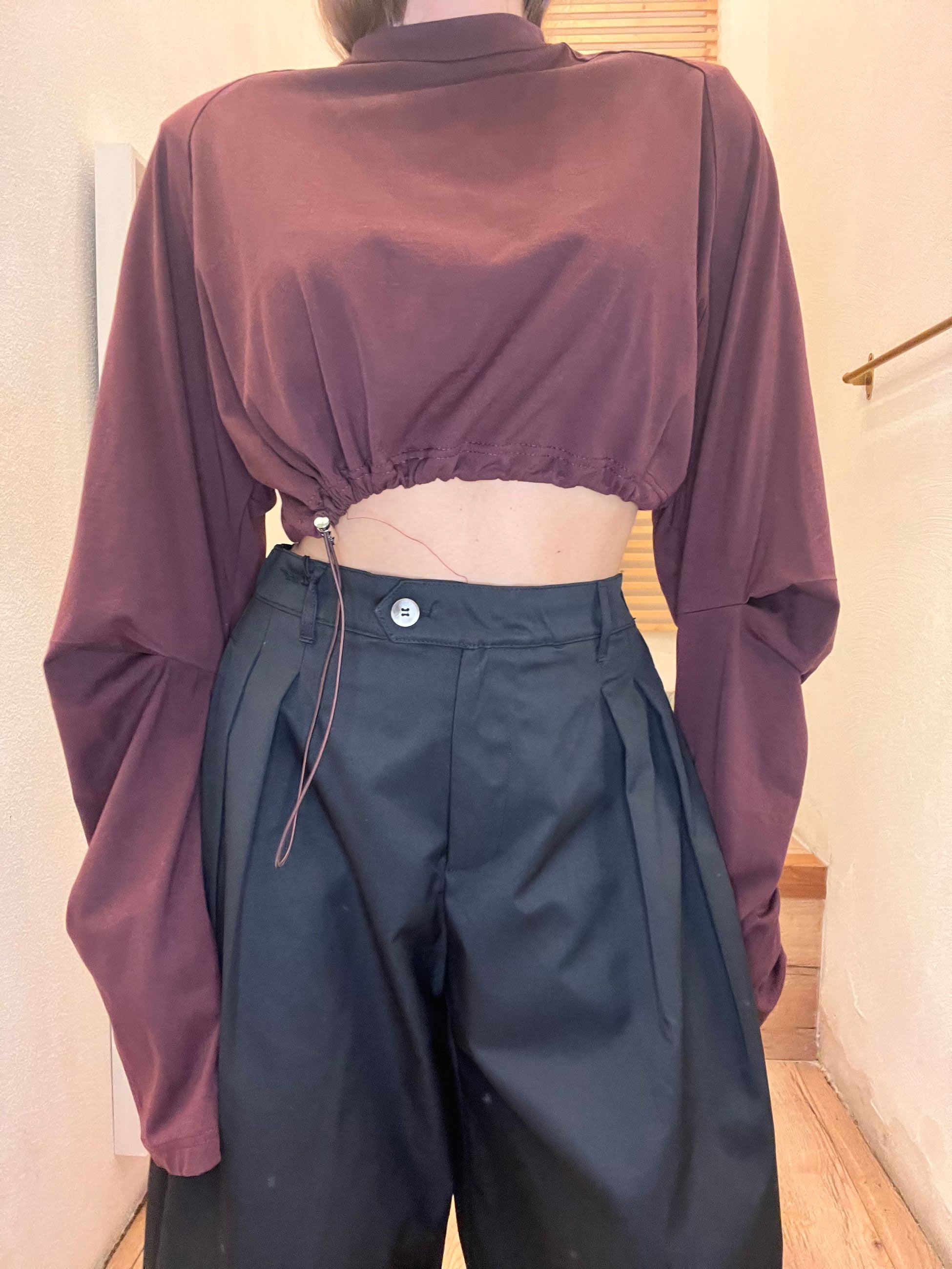 SHIRT CROP HONEY