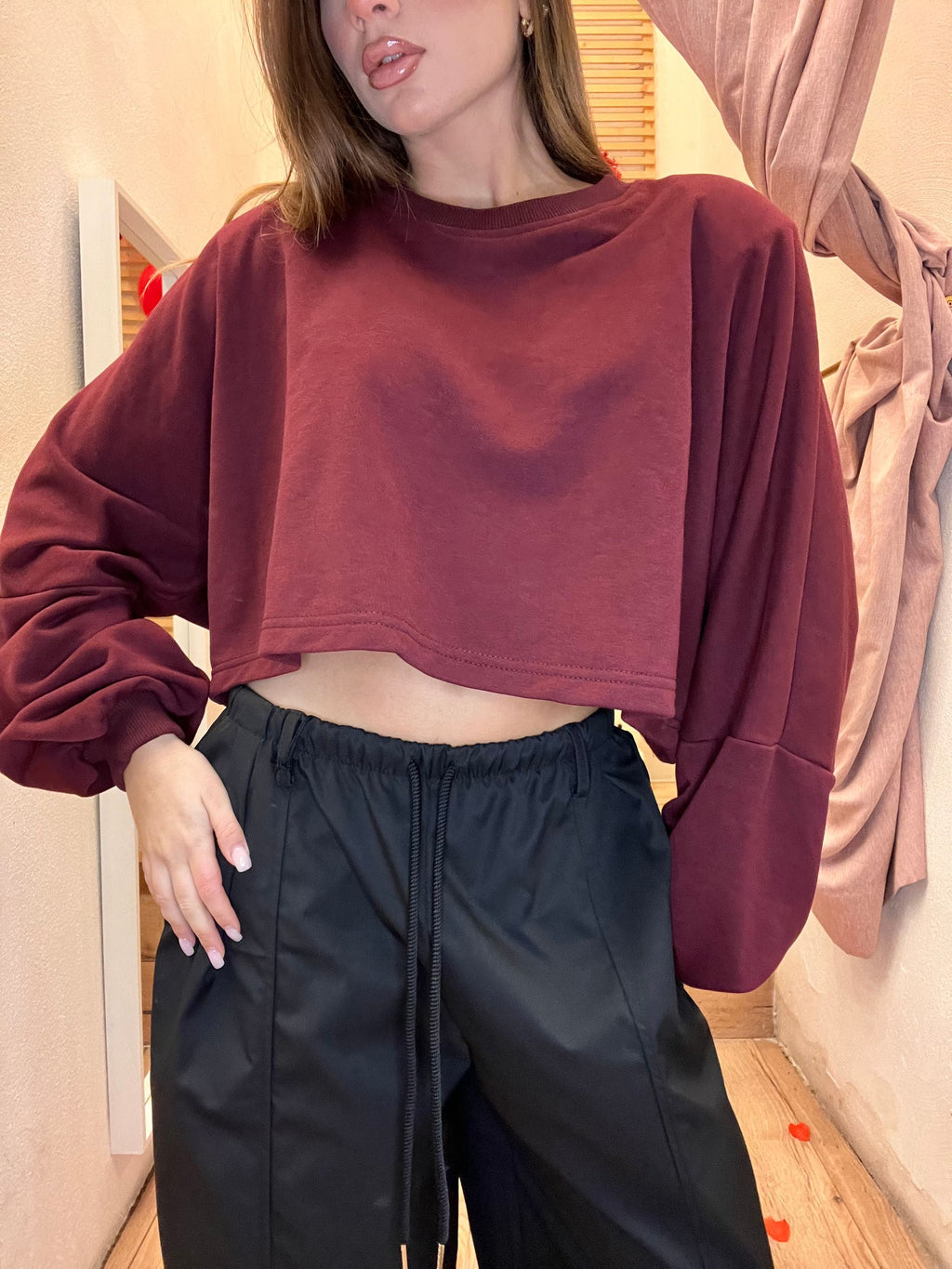 FELPA CROP MARY