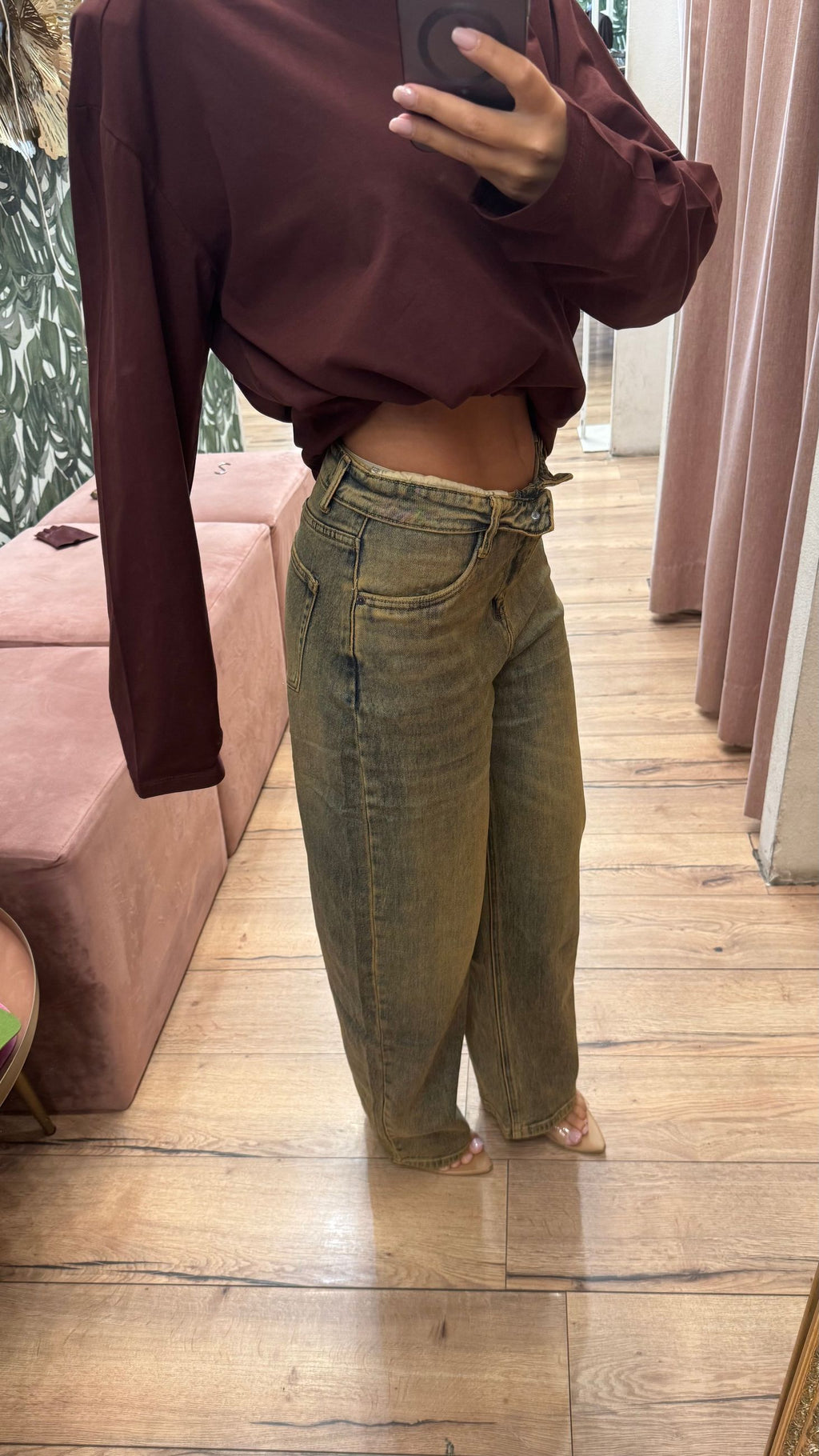 jeans boston sabbiato