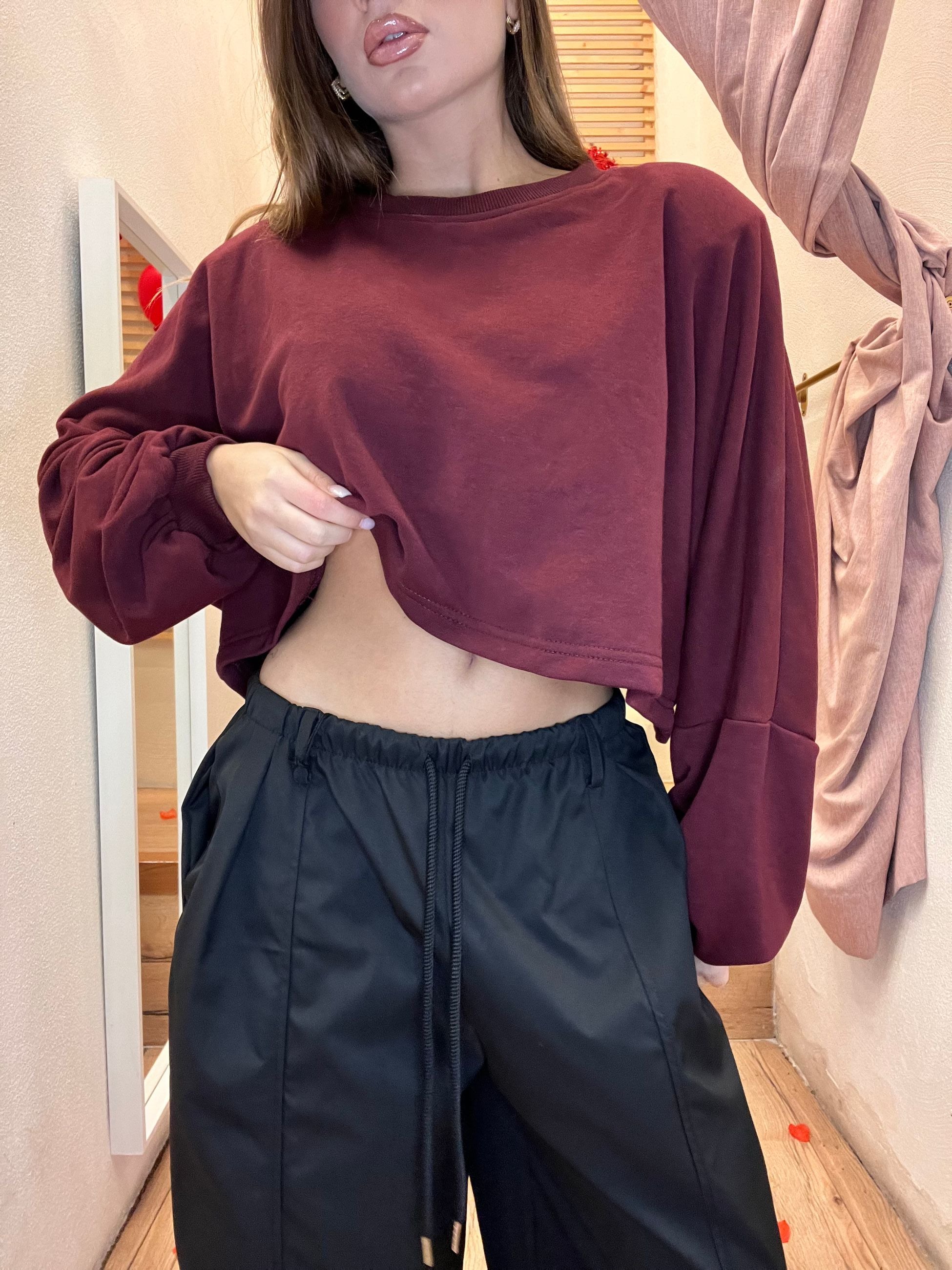 FELPA CROP MARY