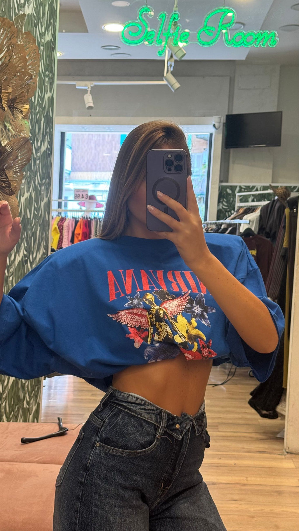 SHIRT NIRVANA FLOWER
