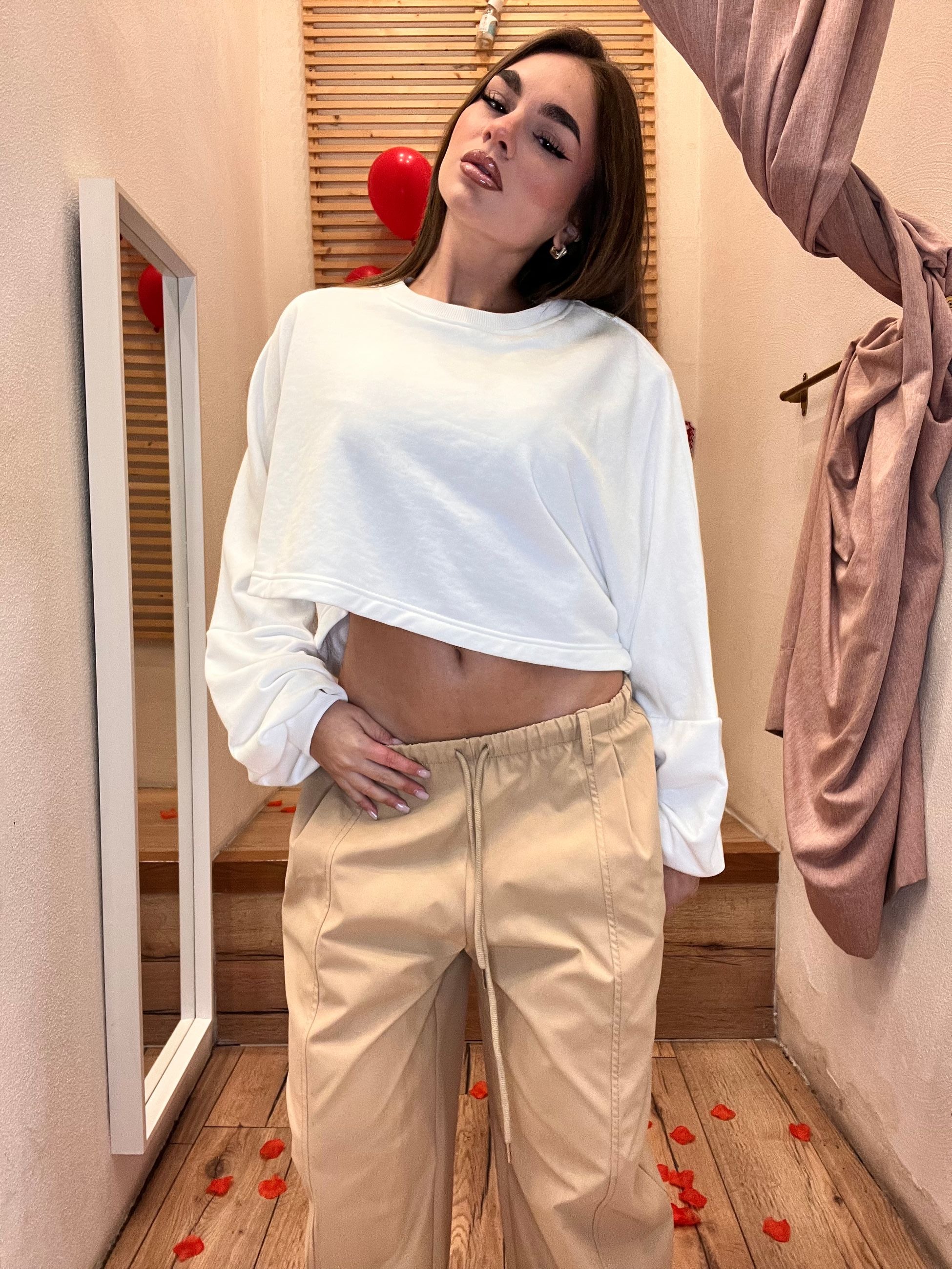 FELPA CROP MARY