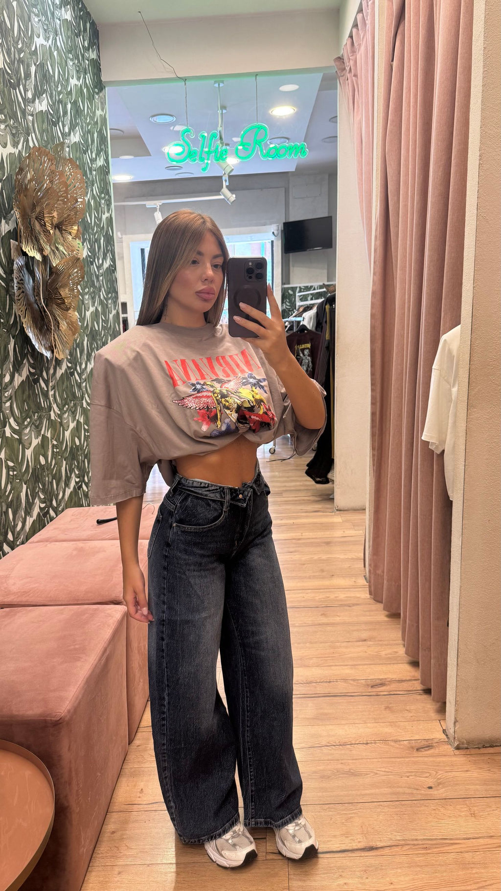 SHIRT NIRVANA FLOWER