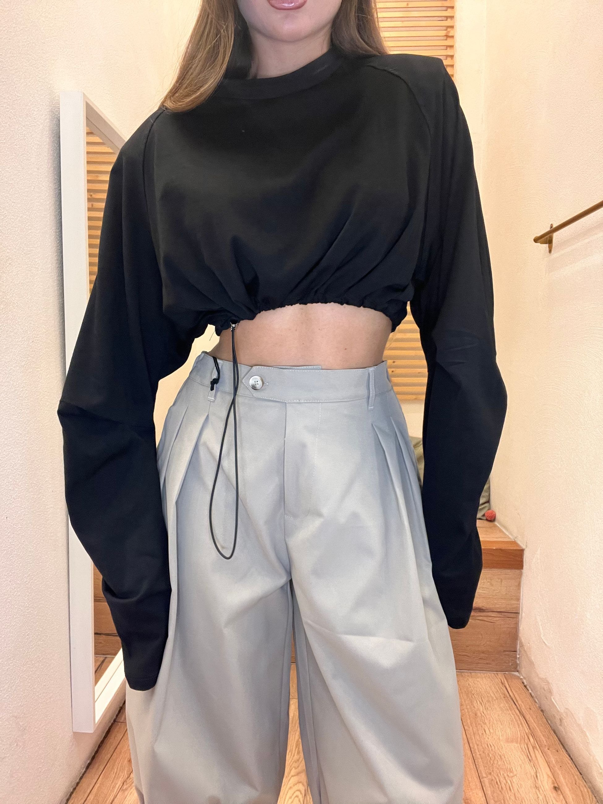 SHIRT CROP HONEY