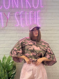 T-SHIRT CAMO PINK