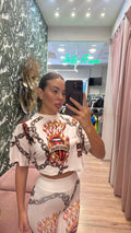 T SHIRT CROP CATENE