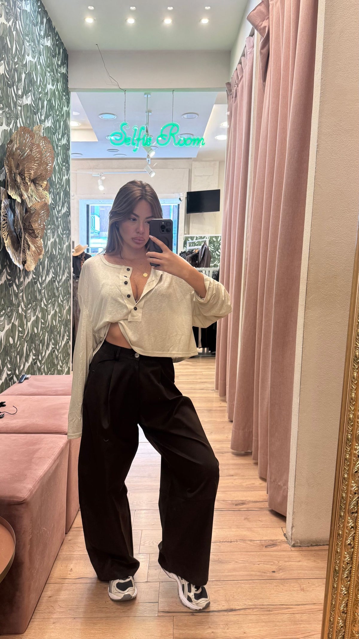 SHIRT CROP SERAFINO