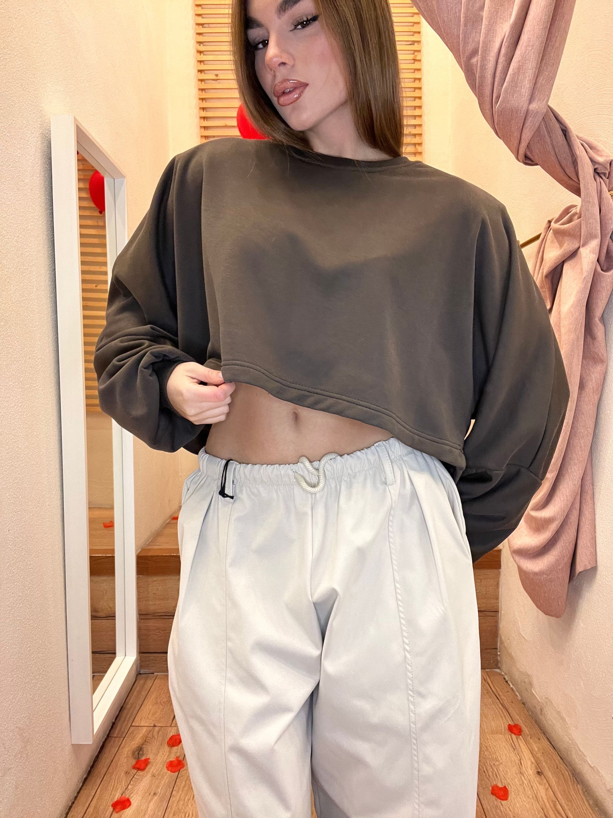 FELPA CROP MARY